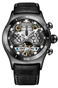 đồng hồ reef tiger Air Bubble Skeleton RGA703-BBB