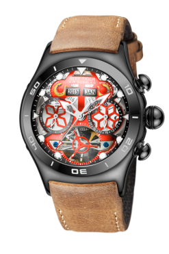 đồng hồ reef tiger Air Bubble Skeleton RGA703-BRB