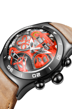 đồng hồ reef tiger Air Bubble Skeleton RGA703-BRB