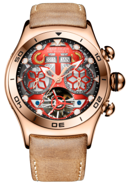 đồng hồ reef tiger Air Bubble Skeleton RGA703-PRB