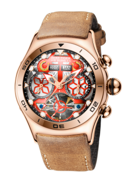 đồng hồ reef tiger Air Bubble Skeleton RGA703-PRB