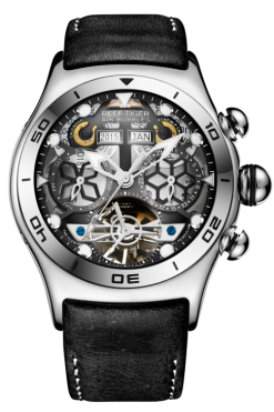 đồng hồ reef tiger Air Bubble Skeleton RGA703-YBB