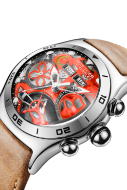 đồng hồ reef tiger Air Bubble Skeleton RGA703-YRB